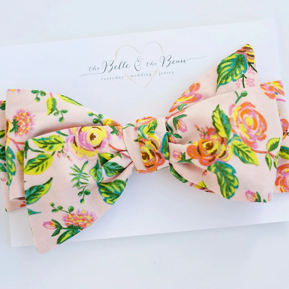 Boy's Bow Tie / Jardin De Paris Peony