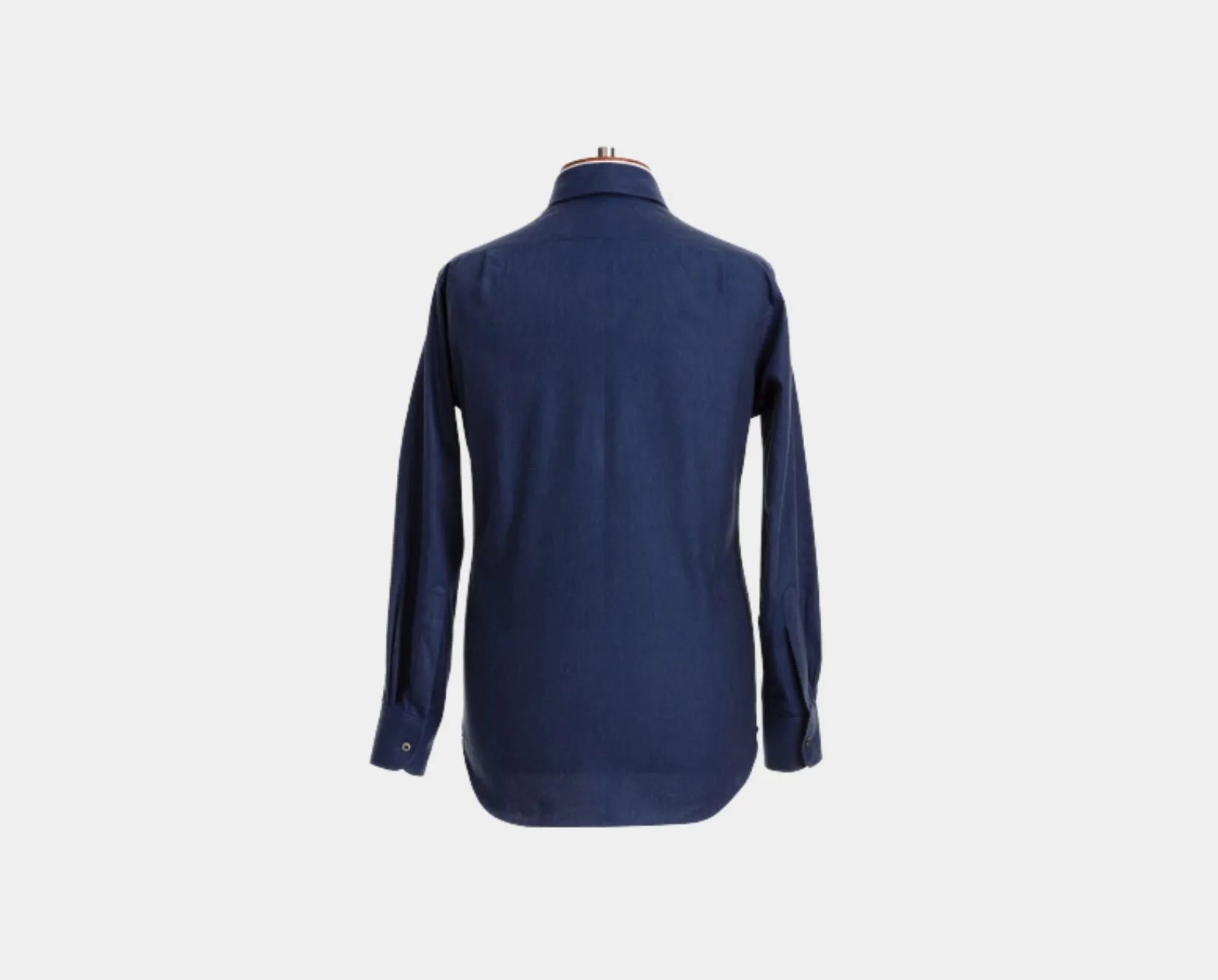 Brushed Cotton Shirt - Cobalt