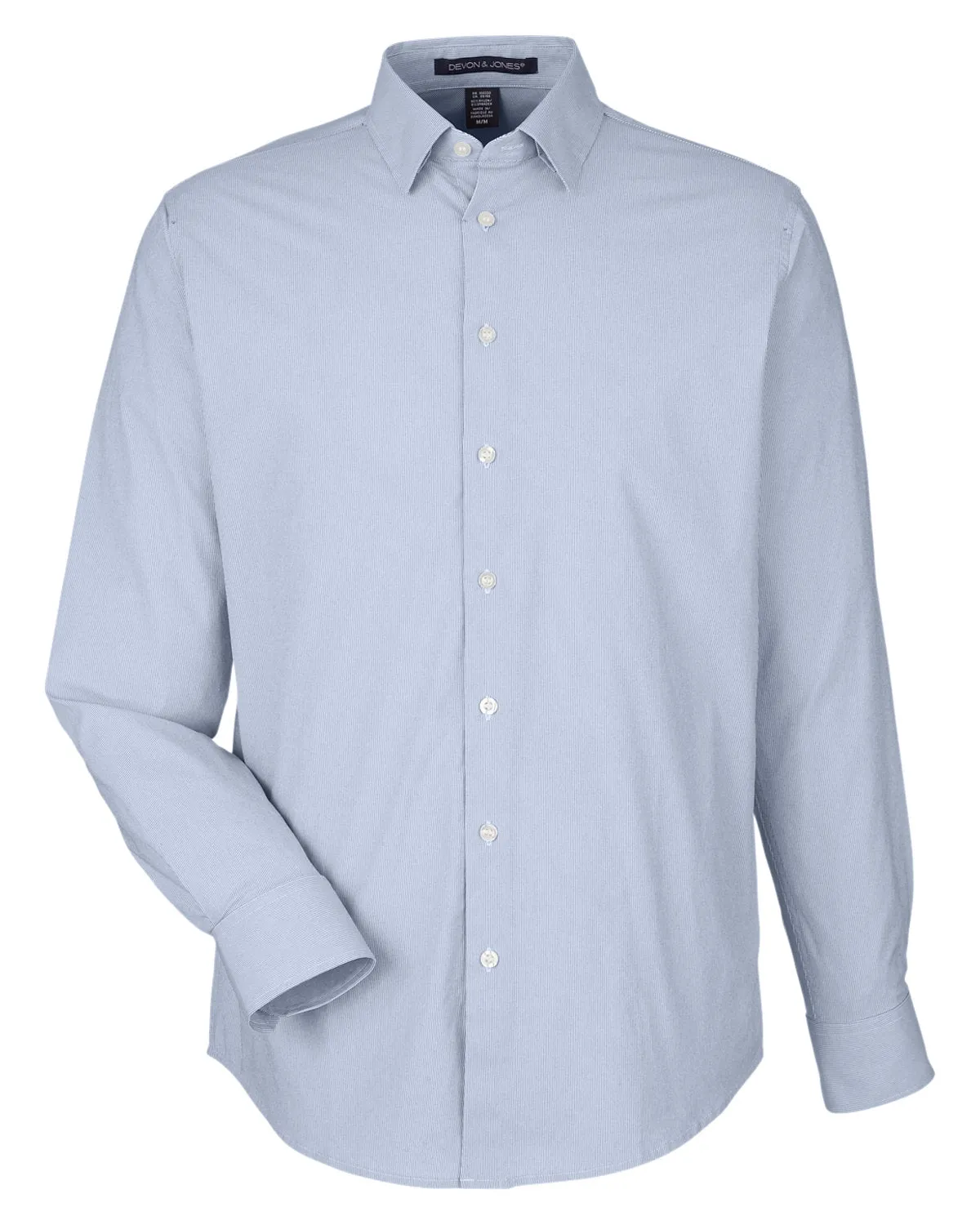 Devon & Jones CrownLux Performance Men's Microstripe Shirt