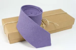 Elegant Lavender Necktie - Perfect for Formal Occasions | MenLau