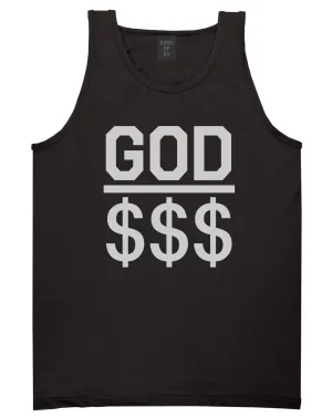 God Over Money Mens Tank Top Shirt