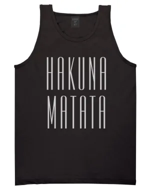 Hakuna Matata No Worries Mens Tank Top Shirt