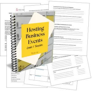 Hosting Business Events Templates    Guide with PLR Rights