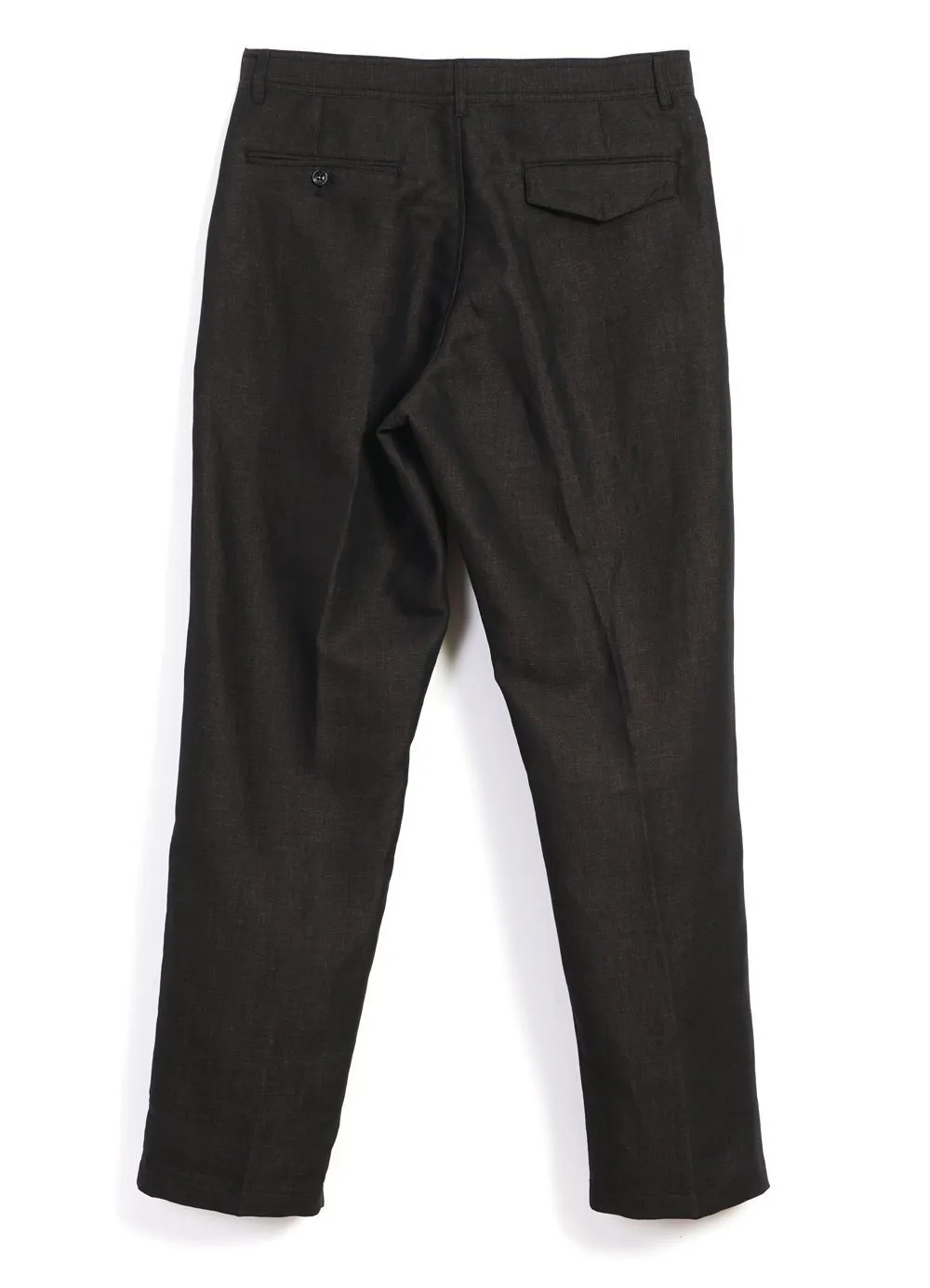 KEN | Wide Cut Trousers| Brown