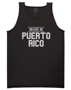 Made In Puerto Rico Mens Tank Top Shirt