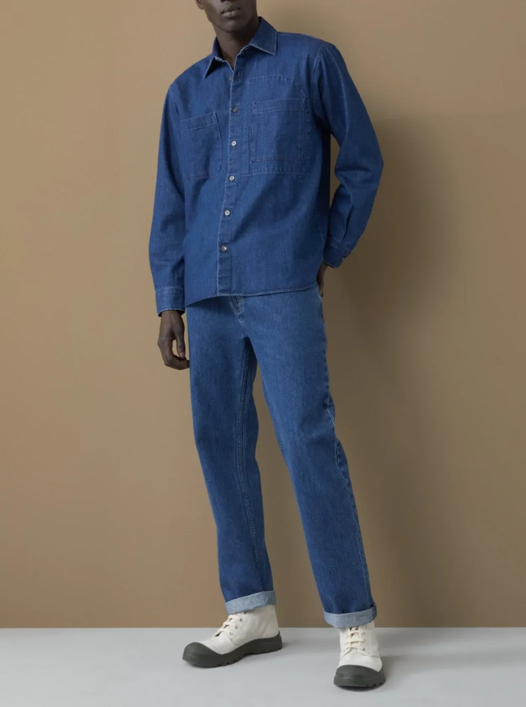 MECHANIC SHIRT | MID BLUE