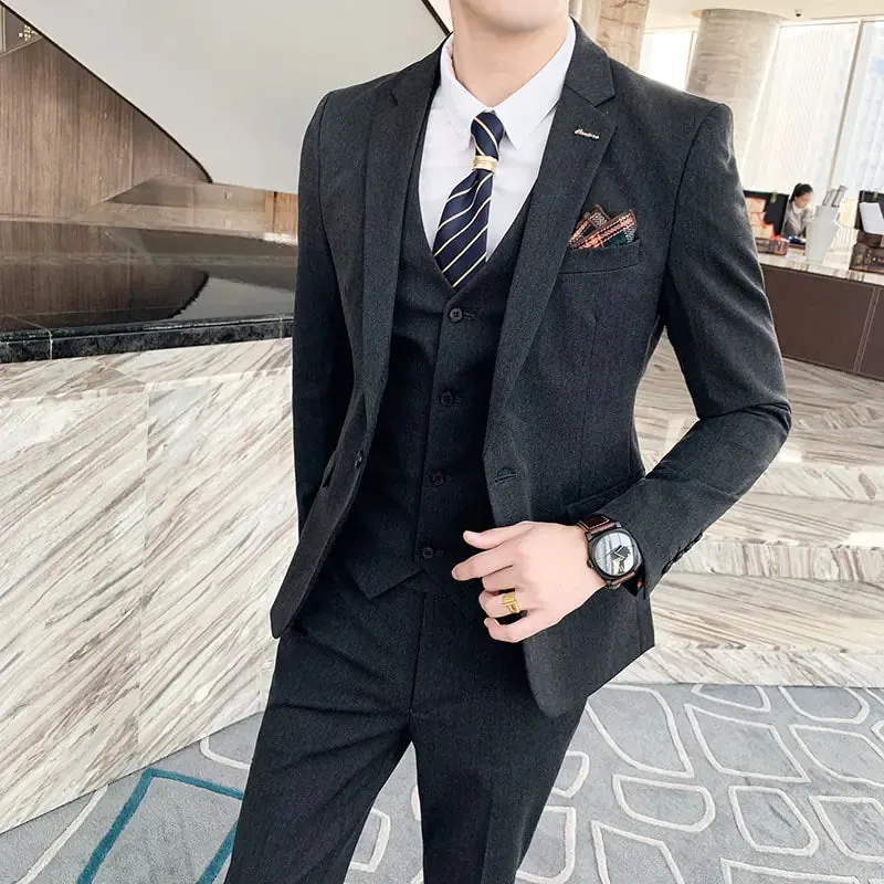 Men's 3 Piece Business Suit