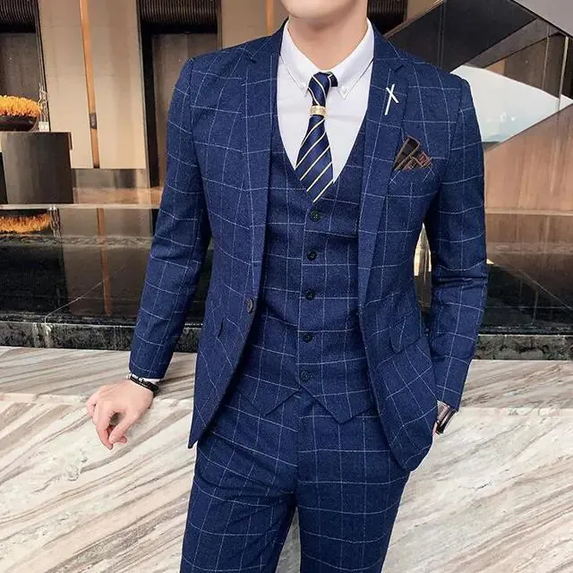 Men's 3 Piece Business Suit