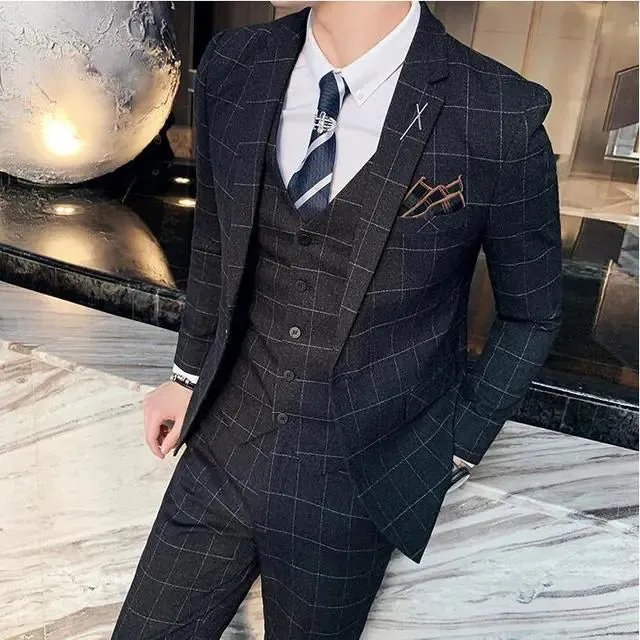 Men's 3 Piece Business Suit