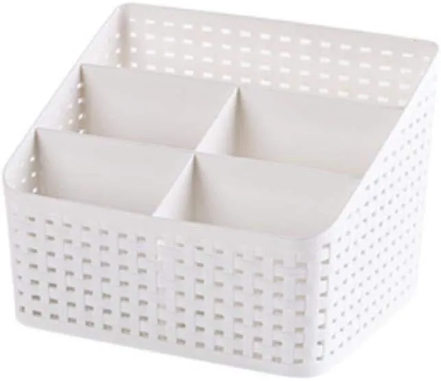 Pack of 3 5 Cells Plastic Storage Box Tie Bra Socks Underwear Drawer Cosmetic Stationery Divider Tidy Organizer