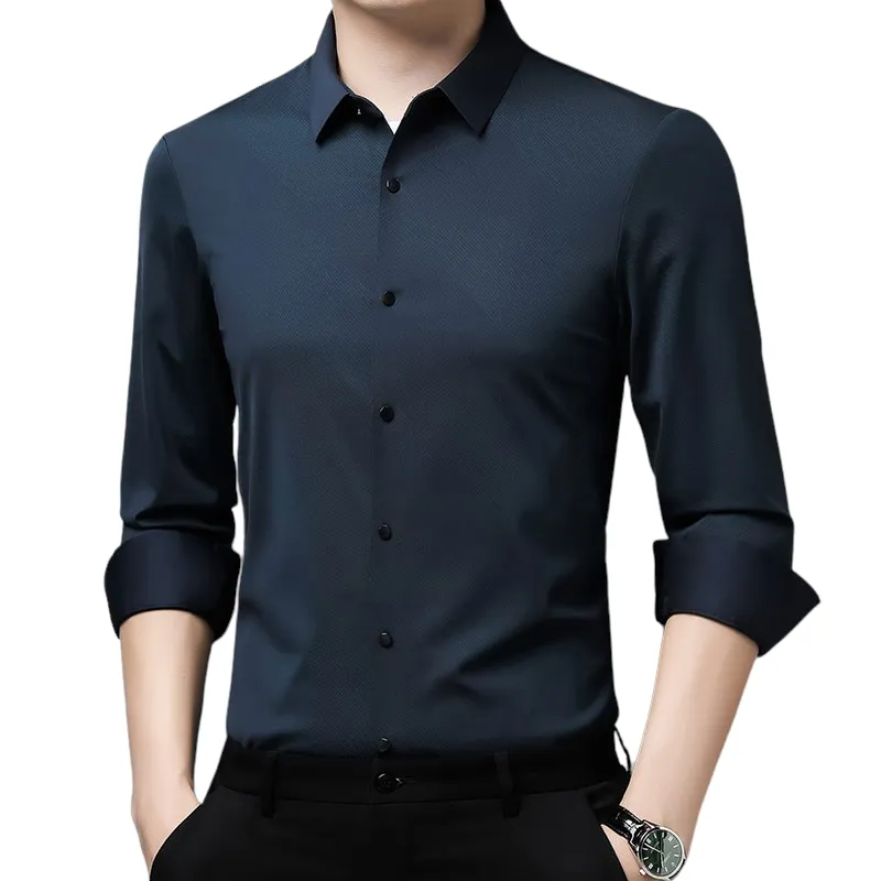 Pologize™ Casual Business Long Sleeve Button Shirt