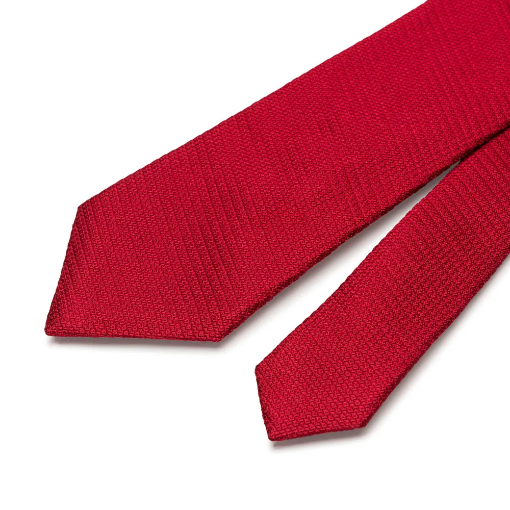 Red Grenadine Silk Tie