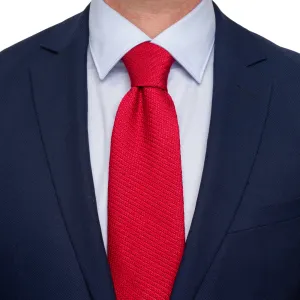 Red Grenadine Silk Tie