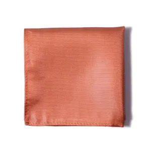 Sunset Orange Silk Pocket Square